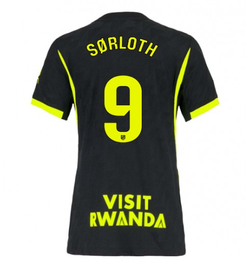Atletico Madrid Alexander Sorloth #9 Bortedrakt Dame 2026-27 Korte ermer Atletico Madrid Alexander Sorloth #9 Bortedrakt Dame 2026-27 Korte ermer